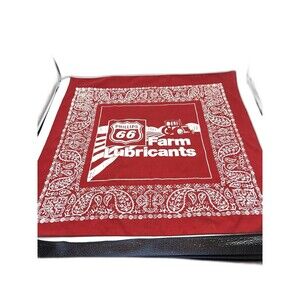 Vintage Phillips 66 Farm Lubricants Advertising Bandanna/ Handkerchief Du Rag